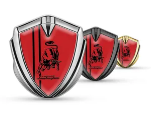 Lamborghini Emblem Fender Abzeichen High-End Look Drift Stil